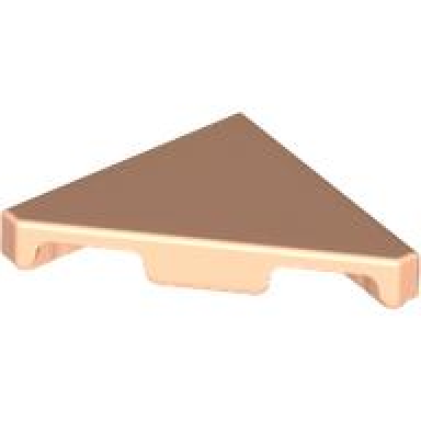 light nougat tile modified 2 x 2 triangular