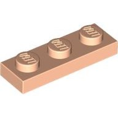 light nougat plate 1 x 3