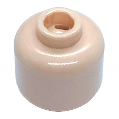 light nougat minifigure head plain
