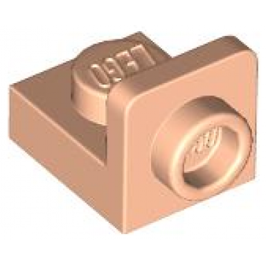 light nougat bracket 1 x 1 - 1 x 1 inverted