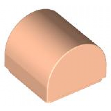 light nougat slope curved 1 x 1 x 2 3 double