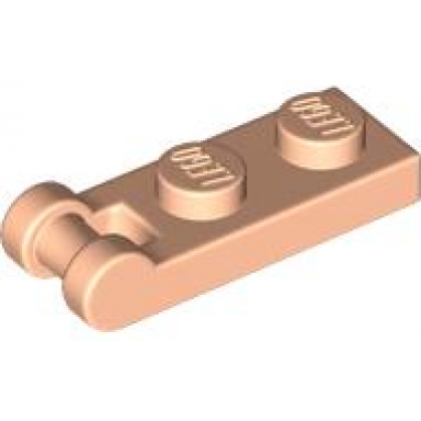 light nougat plate modified 1 x 2 with bar handle on end