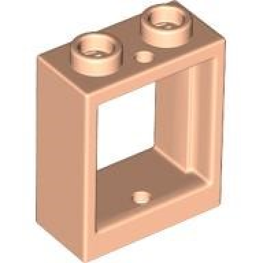 light nougat window 1 x 2 x 2 flat front