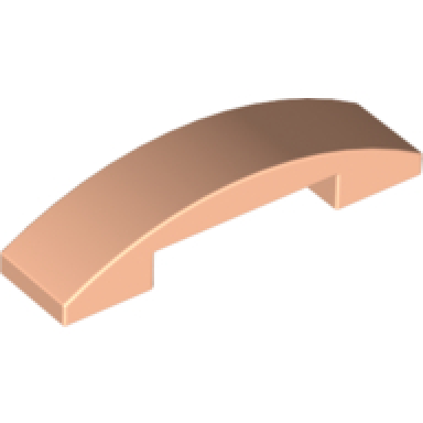 light nougat slope curved 4 x 1 x 2 3 double