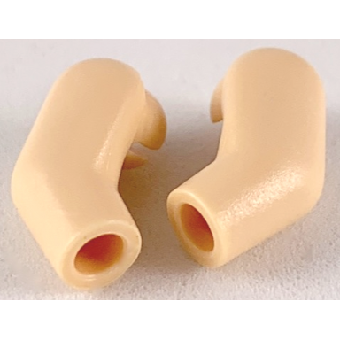 light nougat arm matching left and right pair