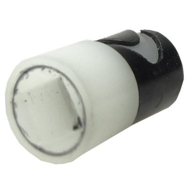 milky white electric motor 4.5v 12v bush with black metal casing train