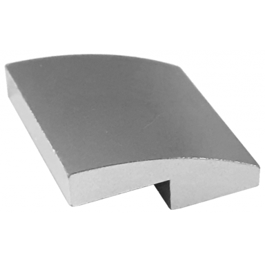 metallic silver slope curved 2 x 2 x 2 3