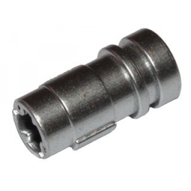 metallic silver large figure weapon lightsaber hilt half 2l with axle hole