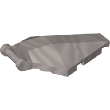 metallic silver windscreen 6 x 4 x 1 hexagonal with bar handle