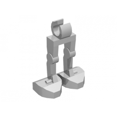metallic silver legs mechanical battle droid