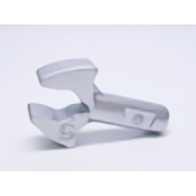 metallic silver bar 1l with clip mechanical claw - rounded edges