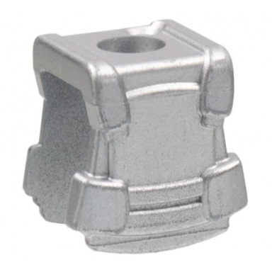 metallic silver minifigure armor breastplate with back stud