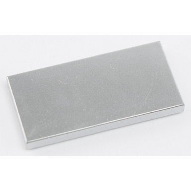 metallic silver tile 2 x 4