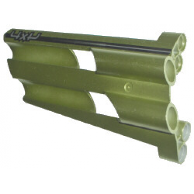 metallic green technic panel fairing 4 large long large holes side b with 4 x 4 pattern sticker - set 8466