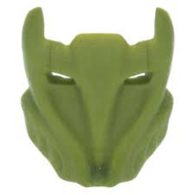 metallic green bionicle krana mask za