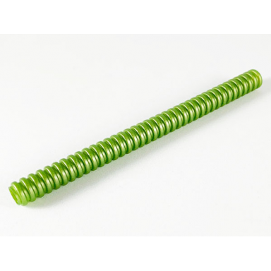 metallic green hose ribbed 7mm d 12l 9.6cm