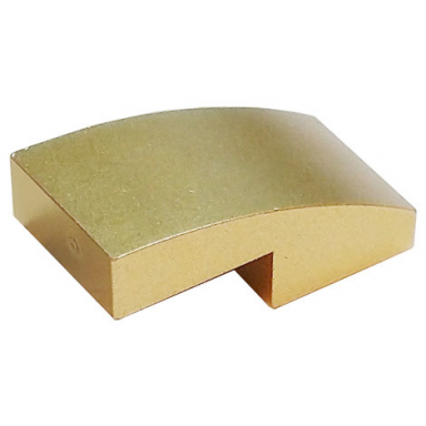 metallic gold slope curved 2 x 1 x 2 3