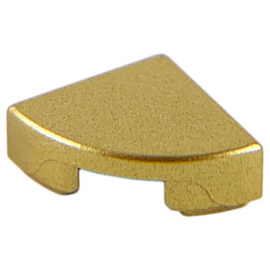metallic gold tile round 1 x 1 quarter