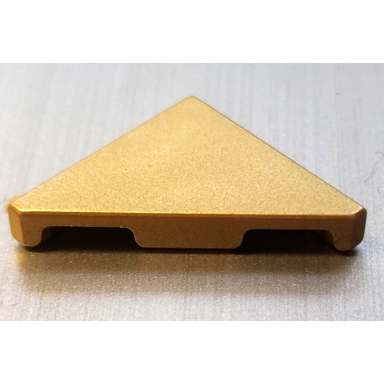 metallic gold tile modified 2 x 2 triangular