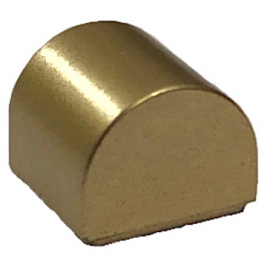 metallic gold slope curved 1 x 1 x 2 3 double