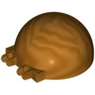 metallic gold windscreen 6 x 6 x 3 canopy half sphere with dual 2 fingers
