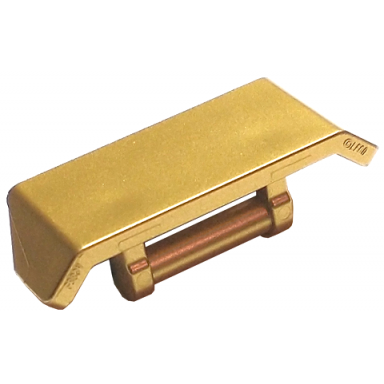 metallic gold vehicle spoiler with bar handle