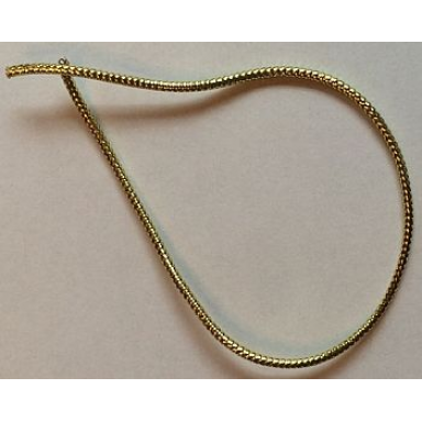 metallic gold string cord medium thickness 22.5cm 28l