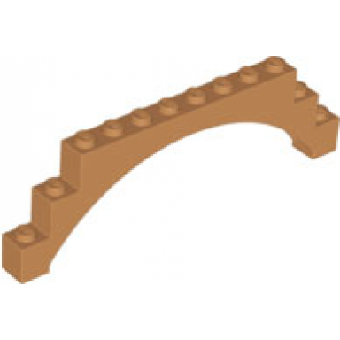medium nougat arch 1 x 12 x 3 raised arch with 5 cross supports