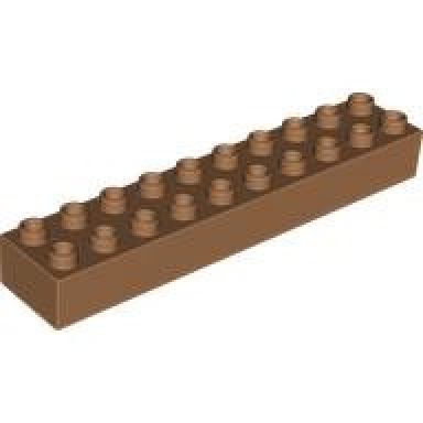 medium nougat duplo brick 2 x 10