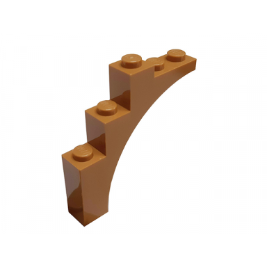 medium nougat arch 1 x 5 x 4 - continuous bow