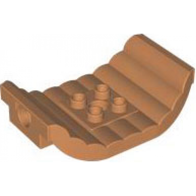 medium nougat duplo bridge log with holes