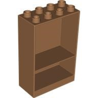 medium nougat duplo furniture cabinet 2 x 4 x 5