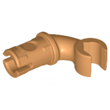 medium nougat arm and hand short with pin - vertical grip