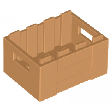 medium nougat container crate 3 x 4 x 1 2 3 with handholds