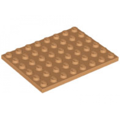 medium nougat plate 6 x 8