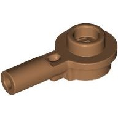 medium nougat bar 1l with 1 x 1 round plate with hollow stud