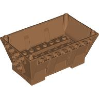 medium nougat vehicle mine cart 6 x 10 x 3 2 3