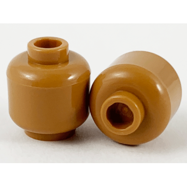 medium nougat minifigure head plain