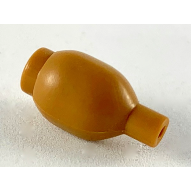 medium nougat plant root vegetable with stud and bar