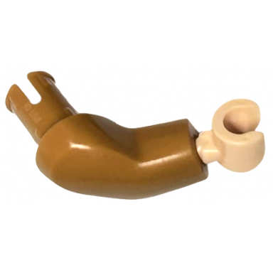 medium nougat arm large with pin right with light nougat hand