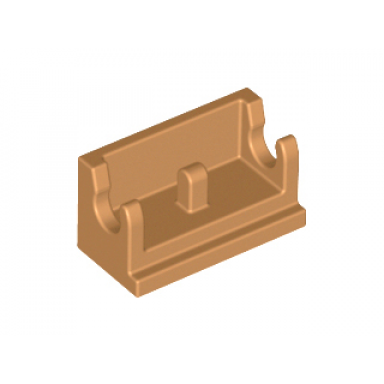 medium nougat hinge brick 1 x 2 base