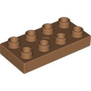medium nougat duplo plate 2 x 4 x 1 2 thick