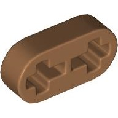 medium nougat technic liftarm thin 1 x 2 - axle holes