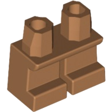 medium nougat legs short