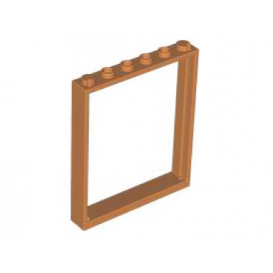 medium nougat window 1 x 6 x 6 flat front