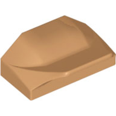 medium nougat slope curved 1 x 2 x 2 3 wing end