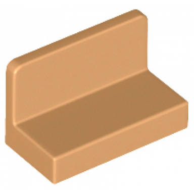 medium nougat panel 1 x 2 x 1 with rounded corners