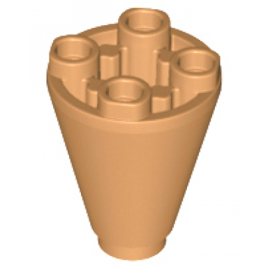 medium nougat cone 2 x 2 x 2 inverted