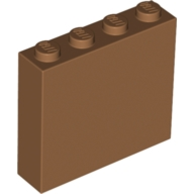 medium nougat brick 1 x 4 x 3