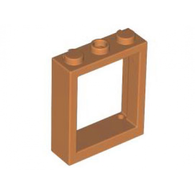 medium nougat window 1 x 3 x 3 flat front